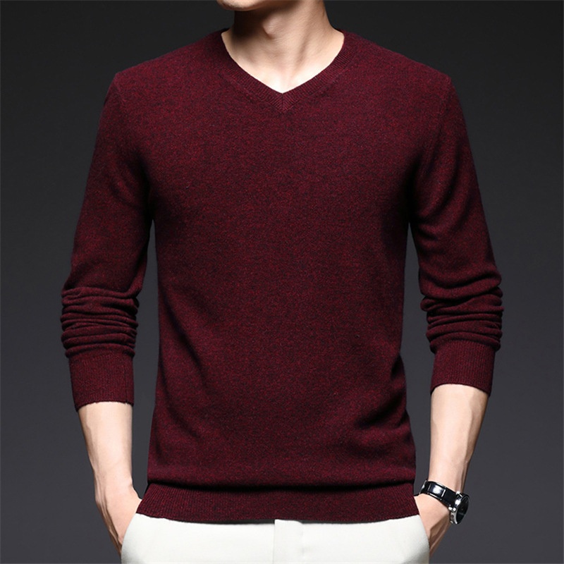 Winter Casual Oversized Men Pure Wool Knitted Pullover Sweater – Knitwear Sweater and Loose Knit Sweater price