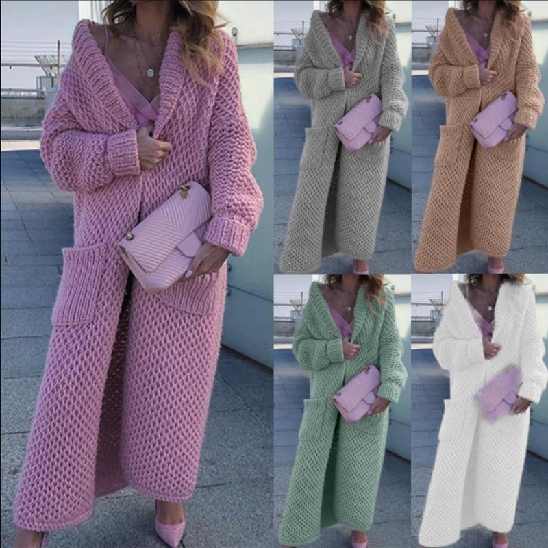 Women Long Maxi Knit Plus Size Loose Sweater Cardigan – Cardigan Sweater Coat and Long Cardigan Sweater price