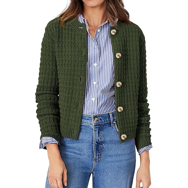Womens Knit Cardigan Sweaters – Cardigan Sweater and Button Jackets Outerwear price