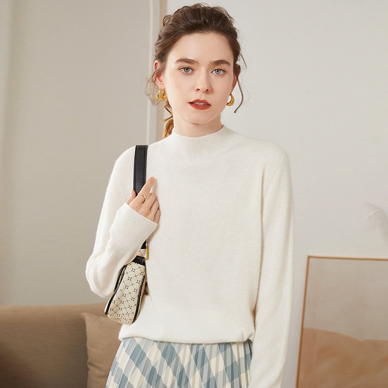 Autumn and Winter Cashmere Soft and Comfortable Skin-Friendly Warm Sweater for Women – Everyday Clothing and Ladys Garments price