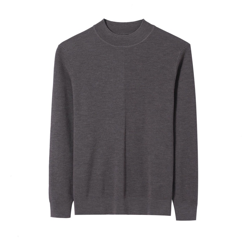 Autumn Winter Mens Fashion 100% Superfine Merino Wool Mock Neck Pullover Sweater – Sweater and Wool Sweater price