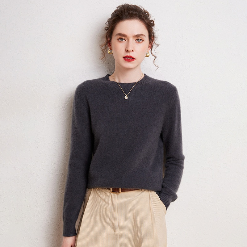 Cashmere Loose Pullover Knitted Bottom Thickened Casual Sweater for Women – Everyday Clothing and Ladys Garments price