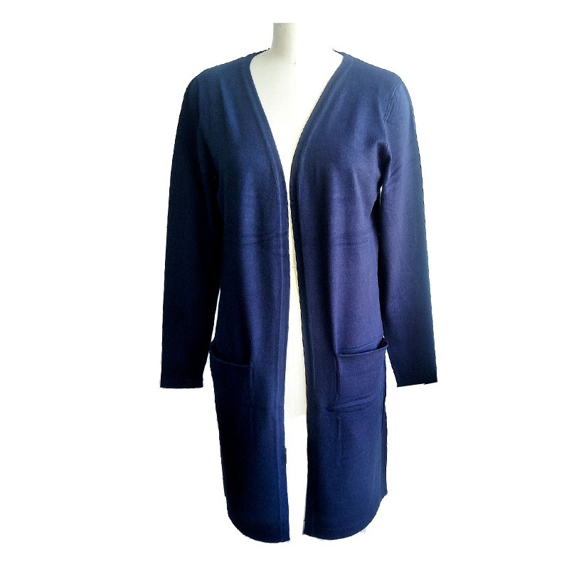 Classic Cardigan Cstyle Deep Colour Ladies Knitted Long Cardigan Women Knitting Long Sleeve Sweater – Sweater and Ladies Sweater price