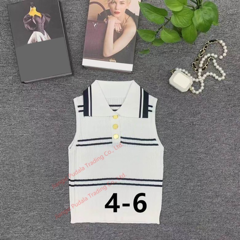Cozy Two-Tone Womens Shirt Collar Striped Sweater Vest – Sweater and 1: 1 Sweater price