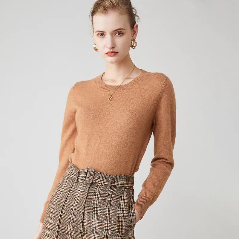 Kosher Neck Knitted Custom Logo Fashion Design Sweater for Women – Women Sweater and Turtleneck Women Sweater price