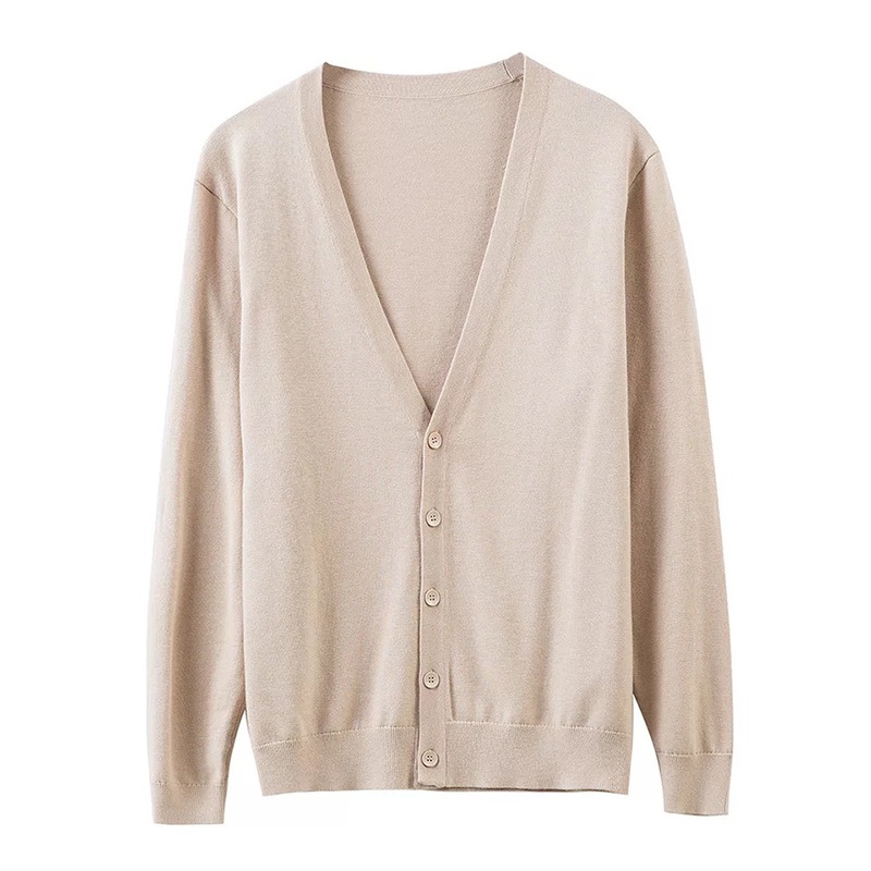Wholesale Men Sweater Cotton Acrylic V-Neck Mens Cardigan – Sweater and Cardigan price