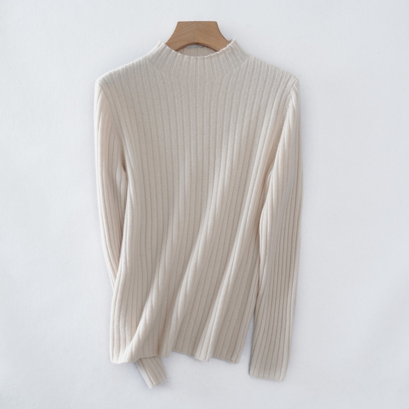 Ladies Timeless Classic Half Turtleneck Rib Knit Merino Wool Pullover Sweater – Sweater and Women Sweater price