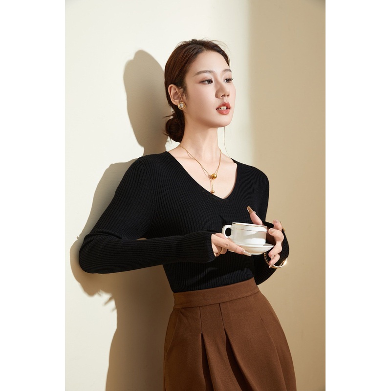 Solid Color Seamless Base Layer – Womens Ultra-Soft Merino Wool Apparel – Wool Sweater and Womens Sweater price