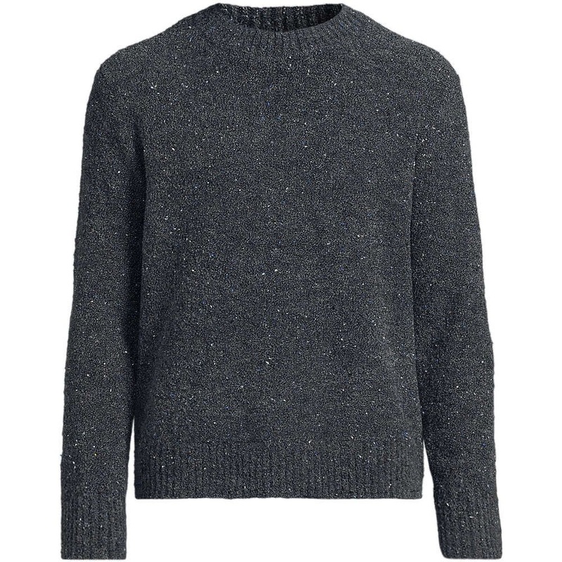 Comfortable Dark Grey Mens Crew Neck Sweater with Long Sleeves – Men Sweater and Comfortable Sweater price
