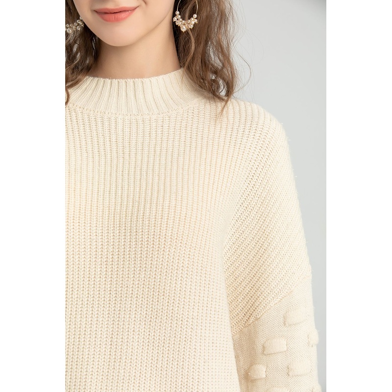 Fashionable Long Sleeve Loose Pullover Sweater with Yarn Dye Durability – Fashionable Sweater and Loose Pullover Sweater price