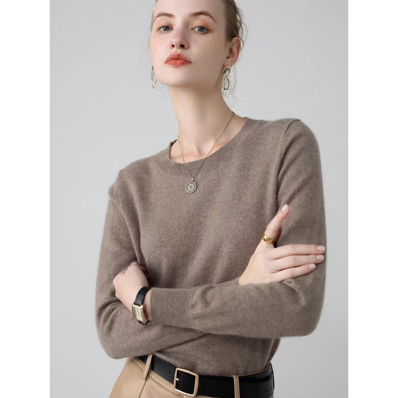 Premium 100% Cashmere Women S Pullover Sweater Camel Knitted Sweater – Women Sweater and Turtleneck Women Sweater price