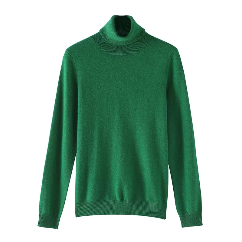 Trendy Pure Cashmere Knitting Pullover High Neck Knitwear Premium Cashmere Sweater – Women Sweater High Neck and High Neck Women Sweater price