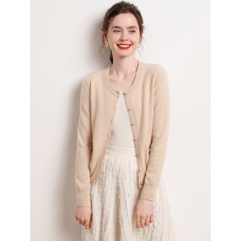 Cashmere Autumn and Winter Versatile Casual Soft Long Sleeve Short Sweater for Lady – Everyday Clothing and Womens Garments price
