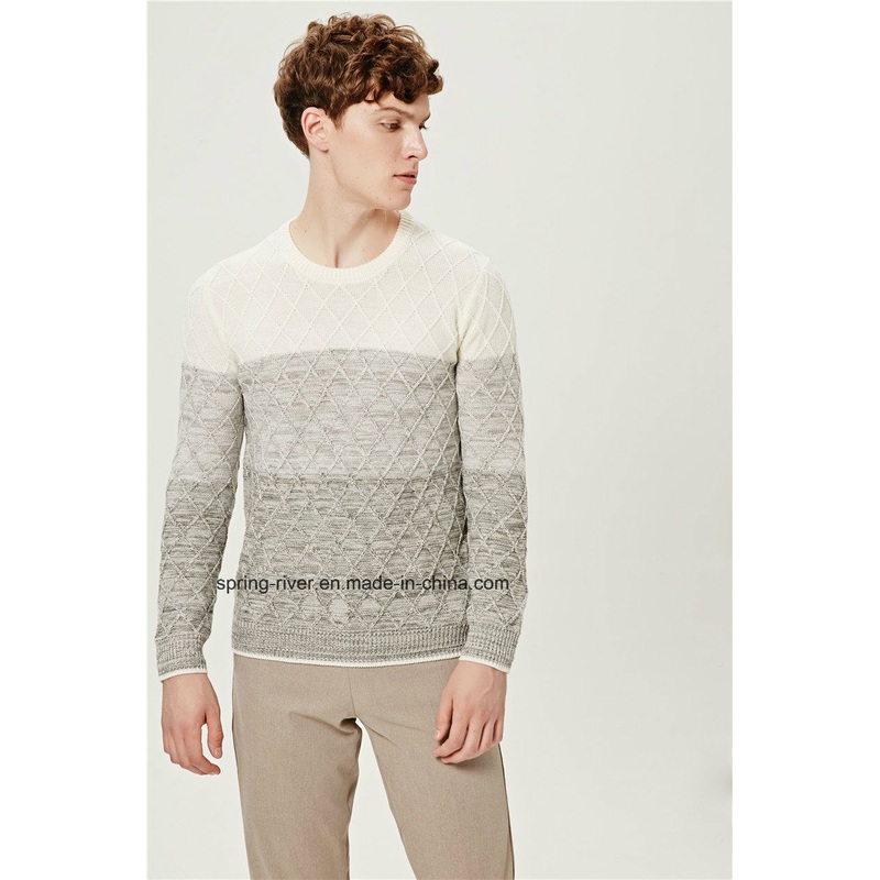 Contrast Color Pattern Knit Men Sweater – Sweater and Man Sweater price