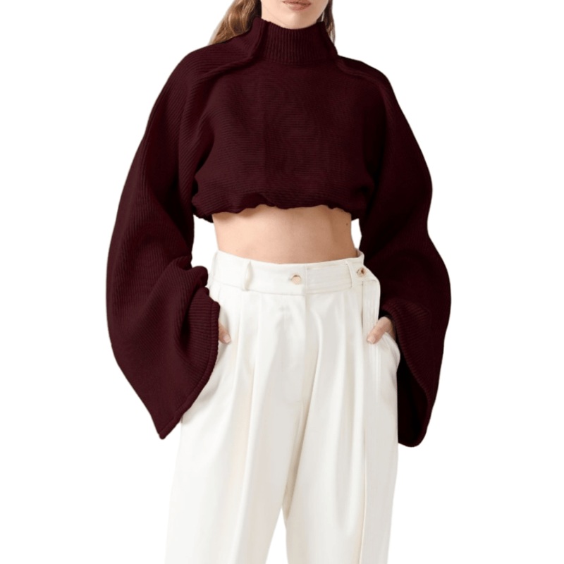 Fashion Brown Knit Oversize Pullover Sweater for Women – Women Clothing and Womens Sweater price