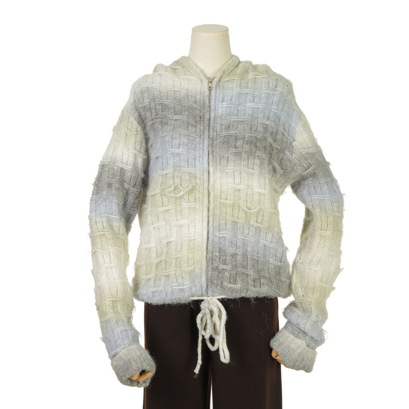 Womens Mohair Fashion Sweater Hoodies with Zipper and Gradient Color – Women Zipper Sweater Hoodies and Mohair Sweater Hoodies price