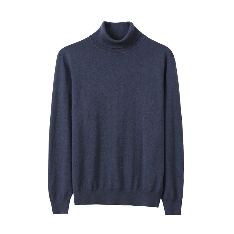 Autumn Winter Mens Classic Fashion 100% Extrafine Merino Wool Turtleneck Jumper Sweater – Sweater and Men Sweater price