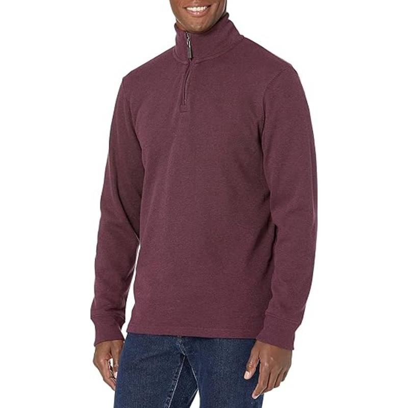 Mens Quarter-Zip French Rib Sweater Casual Wear – Men Sweater and Rib Sweater price