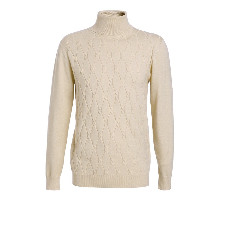 Stand Turtle High Neck Pullover Soft Comfortable Breathable Long Sleeve New Fashion Jumper Mens Sweater – Sweater and Pullover Sweater price