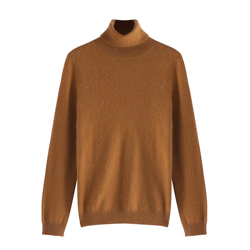Women S Winter Camel High Neck Warm Slim Long-Sleeved Pullover Sweater Knit Top – Women Sweater High Neck and High Neck Women Sweater price