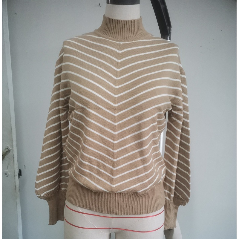 Ladiessweater Turtleneck Knitted Clothing Fashion Bishop Sleeve – Ladies Sweater and Fashion Sweater price