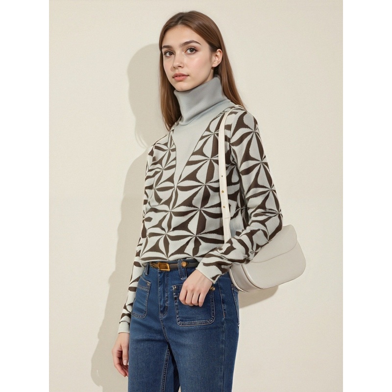 Most Popular Women S Classic Premium Turtle Neck Pullover Sweaters – Women Sweater and Turtleneck Women Sweater price