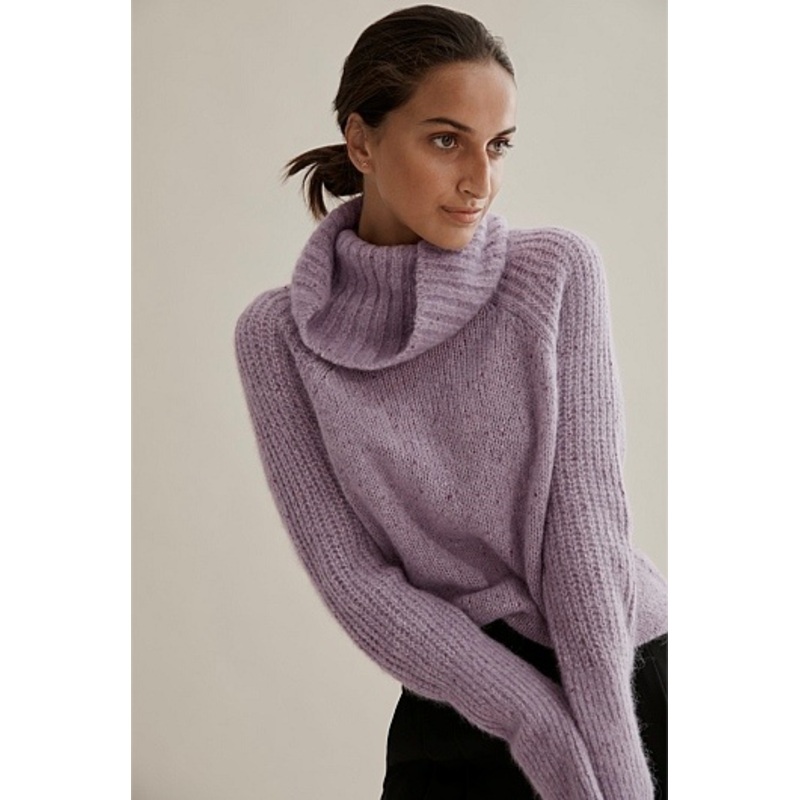 OEM Sample Customization Winter Cowl Neck Knitwear Pullover Women Sweater – Women Pullover Sweater and Womens Knitted Sweater price