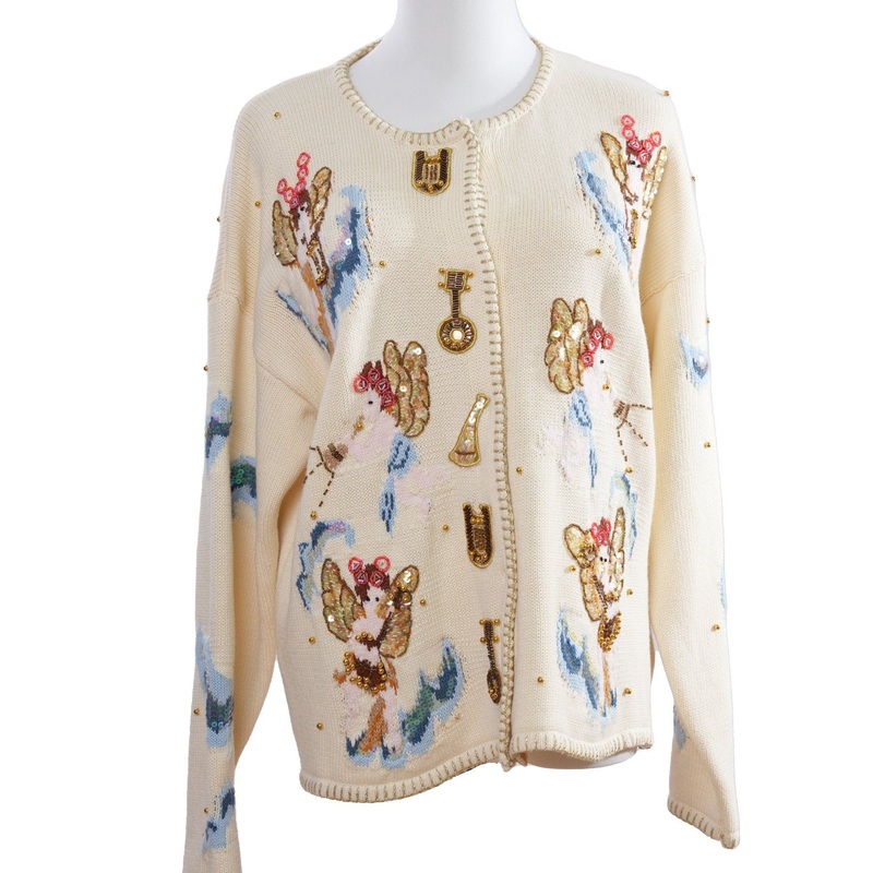 Womens Fall/Winter Glittering Sequin Pure Cotton Cardigan Sweater – Cardigan Sweater and Womens Sweater price