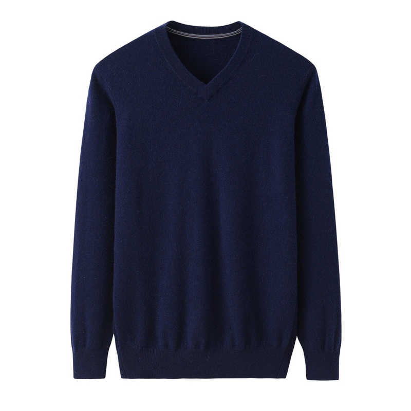 Womens Knitwear Fashion 100% Cashmere Ribbon Rear Collar V-Neck Pullover Sweater – Sweater and Cashmere price