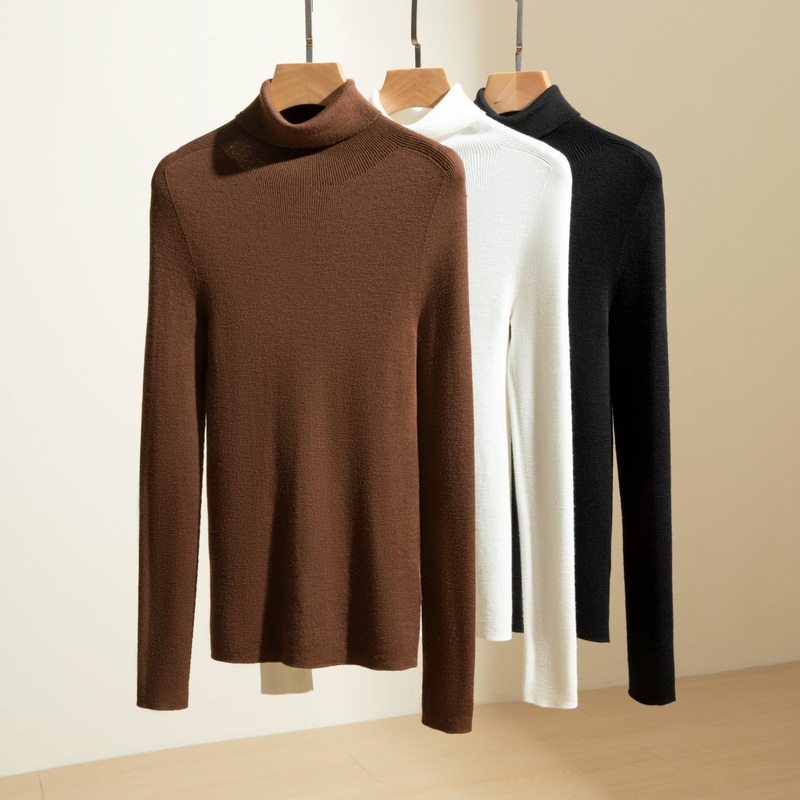 Womens Premium Wool Pullover Compression Fit Top – Wool Sweater and Womens Sweater price